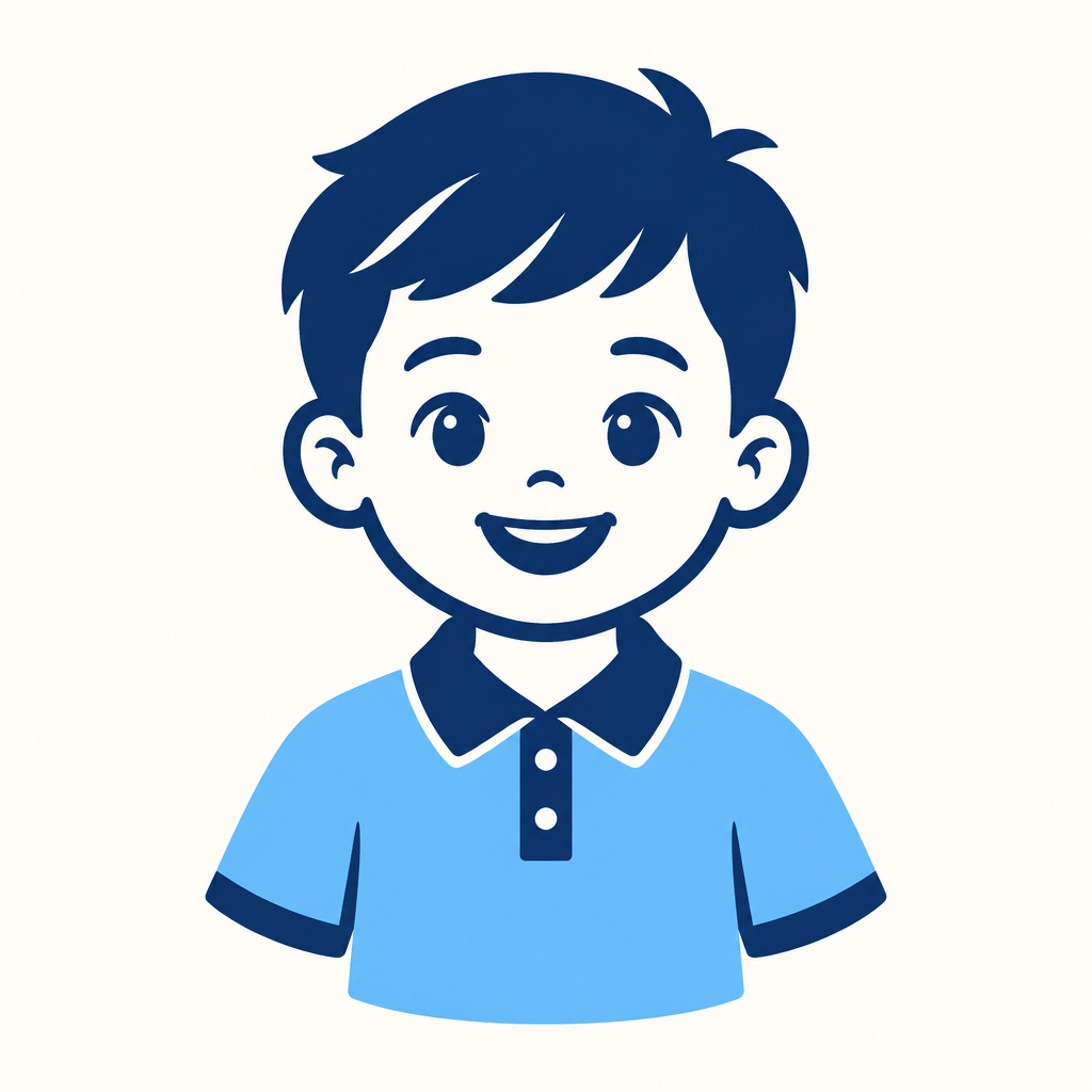 Boys' clothing symbol