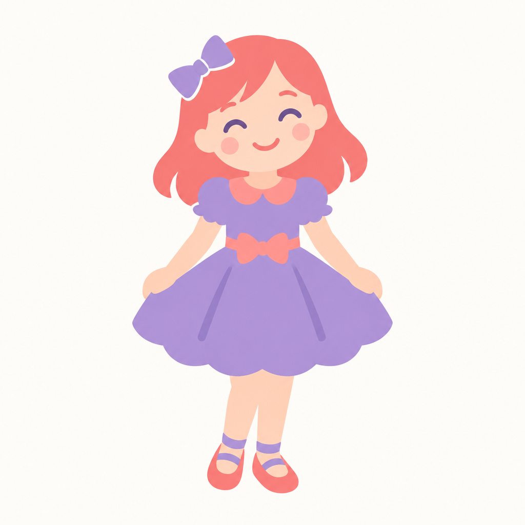 Girls' clothing symbol