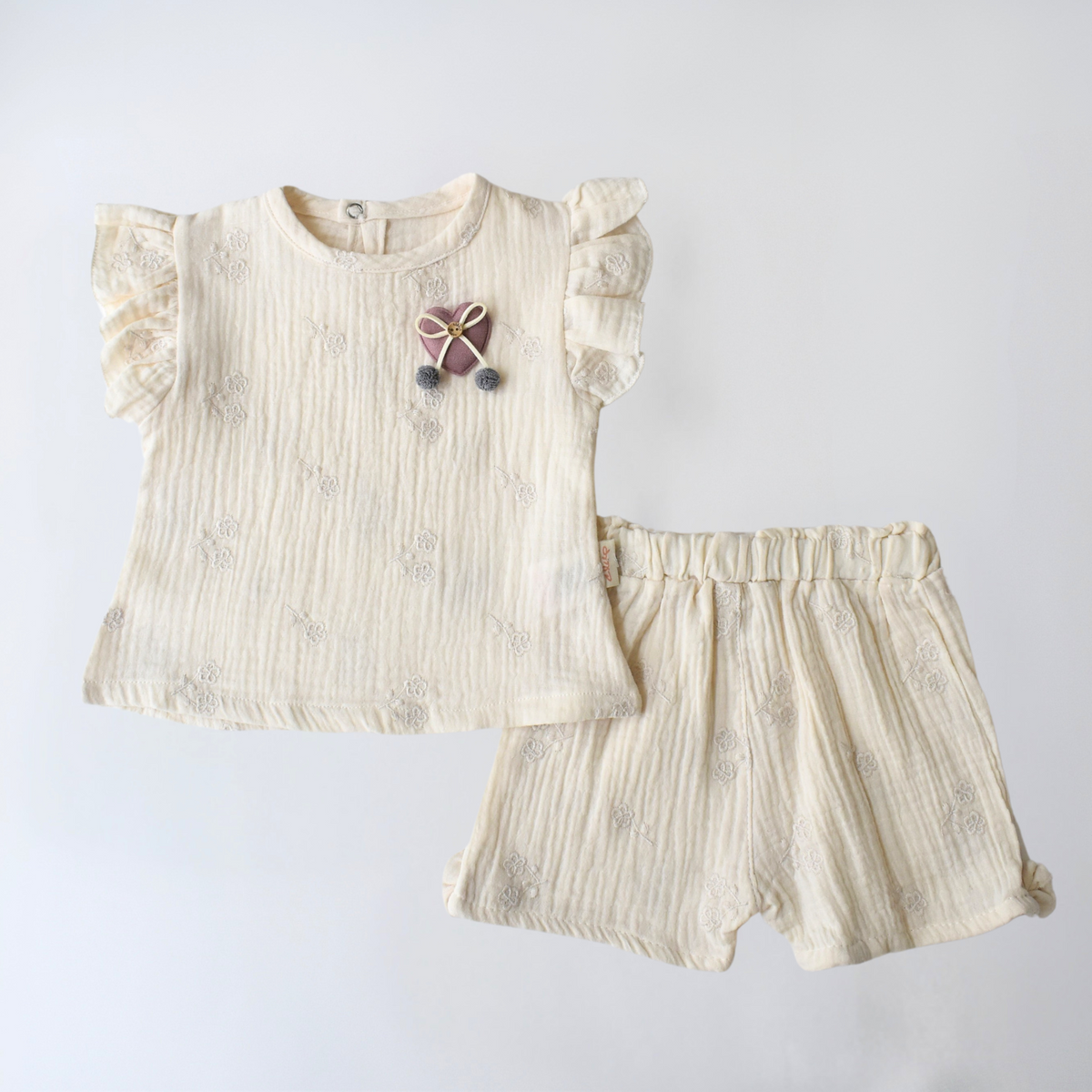 Hayley Heart Girls Casual Set