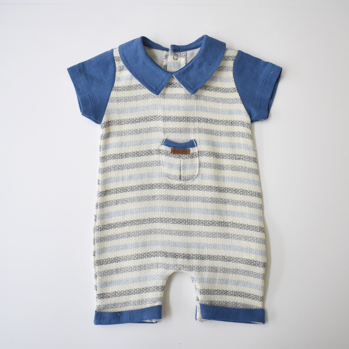 Striped Baby Dressy Overall